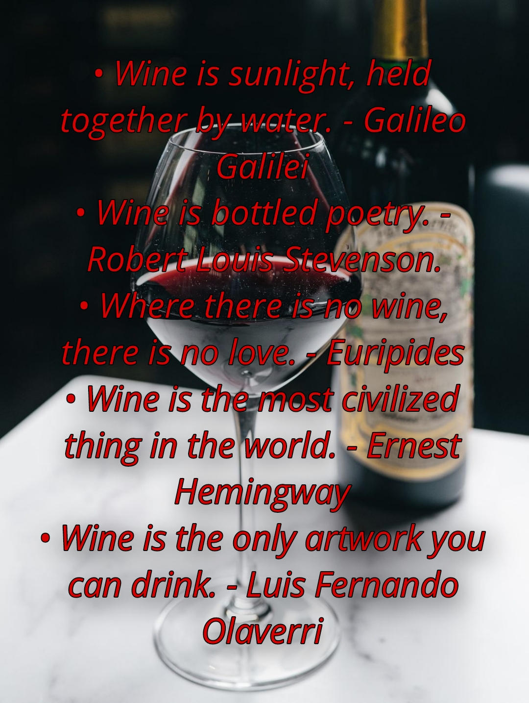 Wine quotes for captions